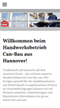 Mobile Screenshot of can-bau.de